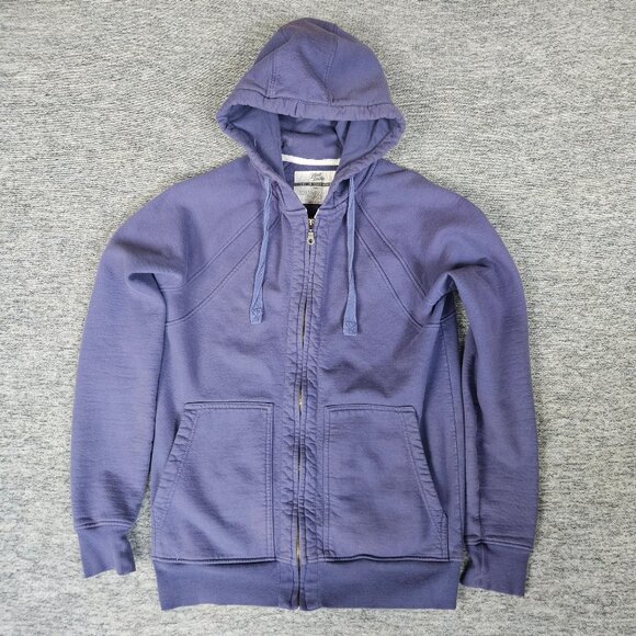 Flint And Tinder 10 Year Hoodie Mens Small Blue Sweatshirt Full Zip USA Outdoors - Picture 1 of 11